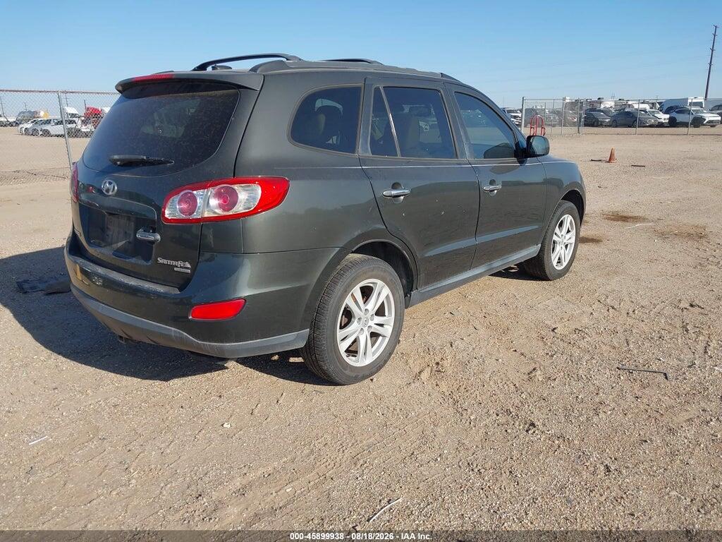 5NMSK4AG5AH354331 2010 HYUNDAI SANTA FE photo no. 4