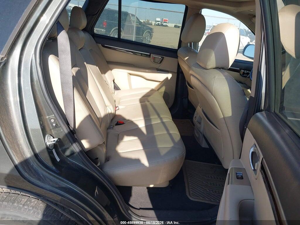 5NMSK4AG5AH354331 2010 HYUNDAI SANTA FE photo no. 8