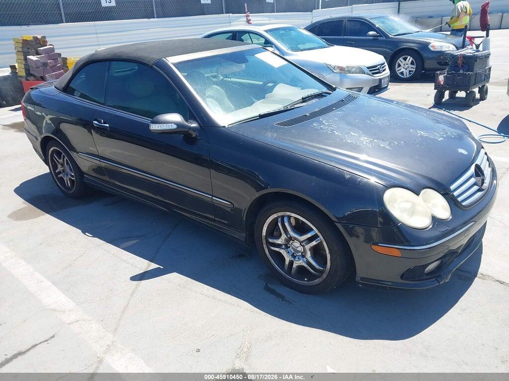2004 MERCEDES-BENZ CLK 500 WDBTK75GX4T007515