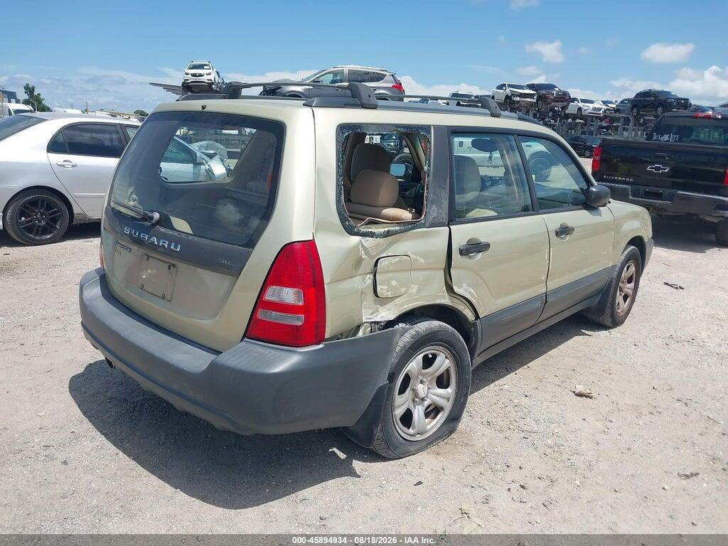 JF1SG63634G758229 2004 SUBARU FORESTER photo no. 4