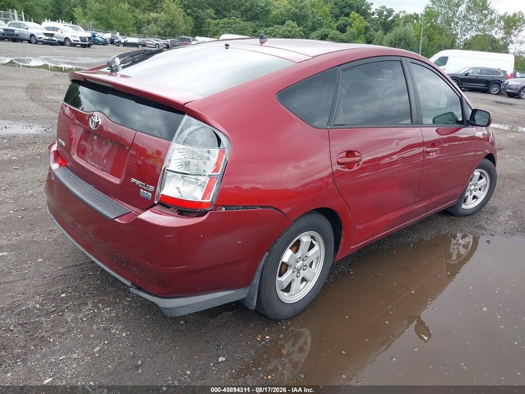 JTDKB20U140103497 2004 TOYOTA PRIUS photo no. 4