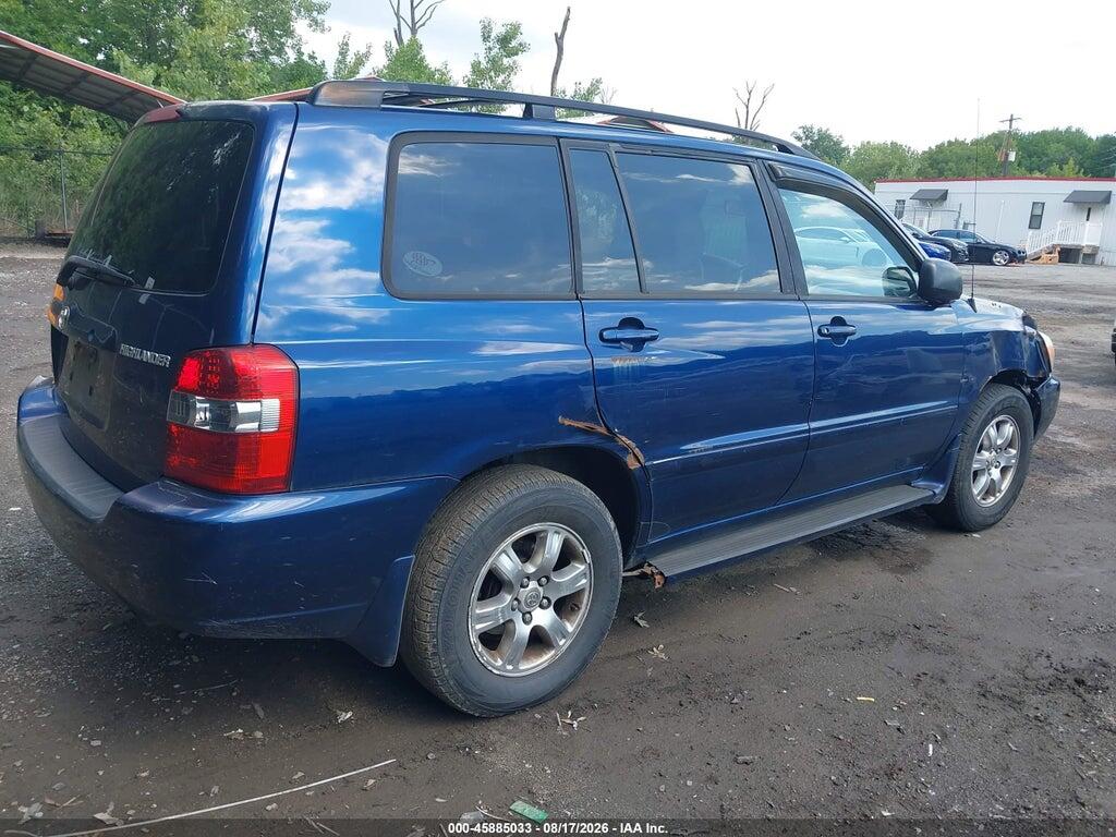 JTEDP21A740032865 2004 TOYOTA HIGHLANDER photo no. 4