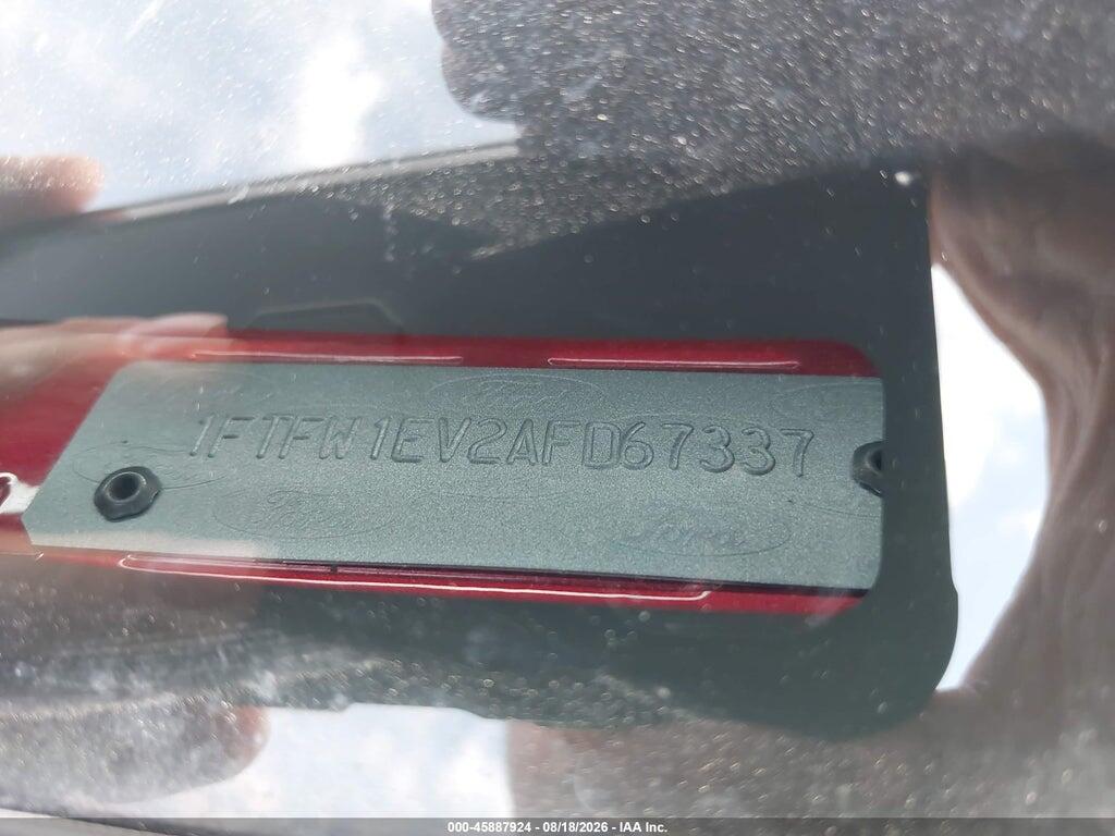 1FTFW1EV2AFD67337 2010 FORD F-150 photo no. 9