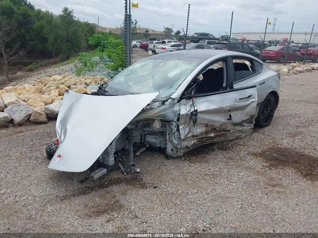 5YJ3E1EA7SF039968 2025 TESLA MODEL 3 photo no. 2