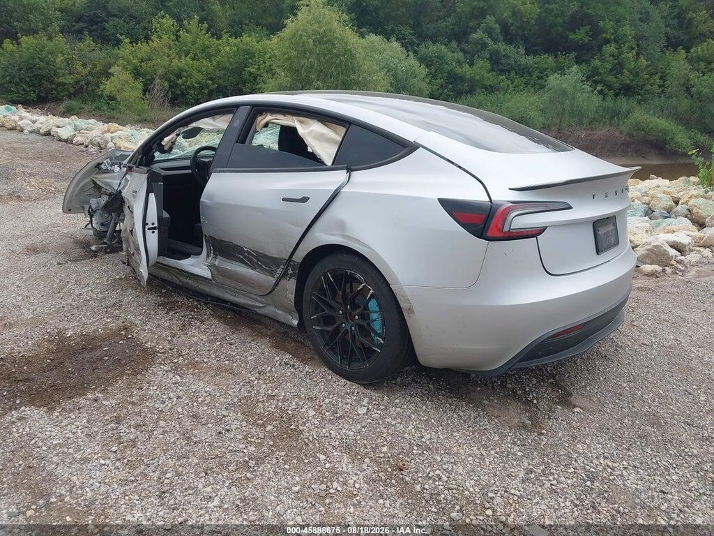 5YJ3E1EA7SF039968 2025 TESLA MODEL 3 photo no. 3