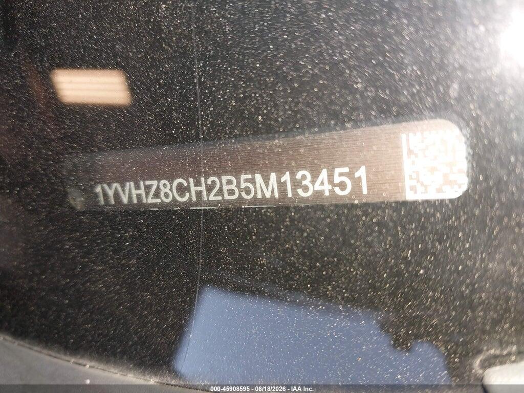1YVHZ8CH2B5M13451 2011 MAZDA MAZDA6 photo no. 9