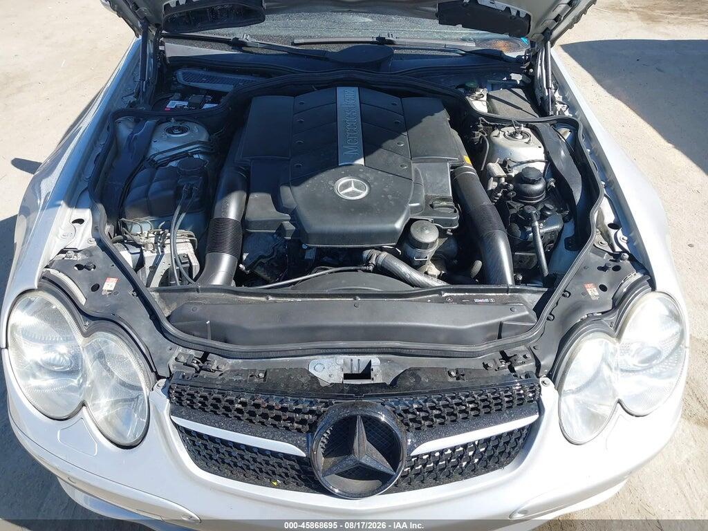 WDBSK75F54F065002 2004 MERCEDES-BENZ SL 500 photo no. 10