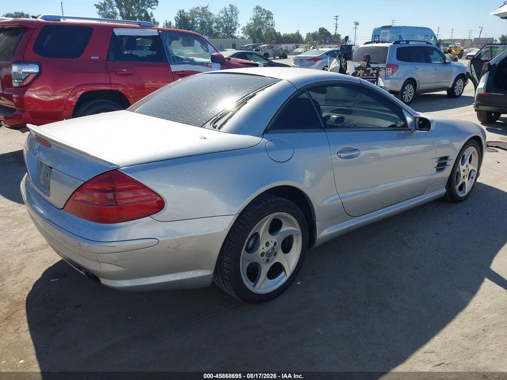 WDBSK75F54F065002 2004 MERCEDES-BENZ SL 500 photo no. 4