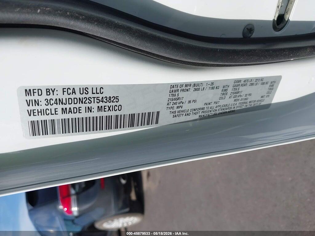 3C4NJDDN2ST543825 2025 JEEP COMPASS photo no. 9