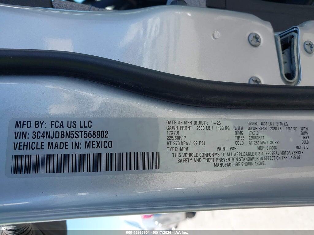 3C4NJDBN5ST568902 2025 JEEP COMPASS photo no. 9