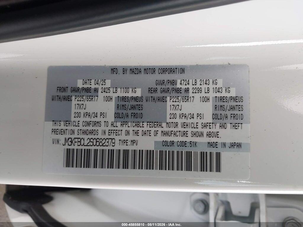 JM3KFBCL2S0682379 2025 MAZDA CX-5 photo no. 9