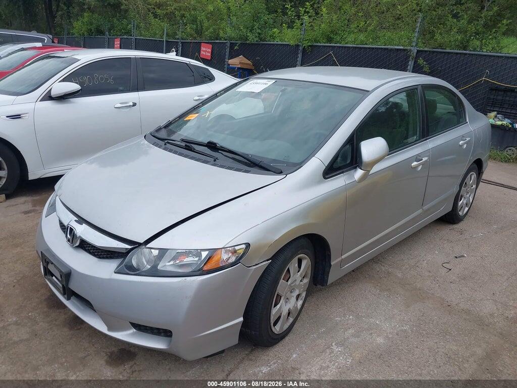 2HGFA16509H536621 2009 HONDA CIVIC photo no. 2