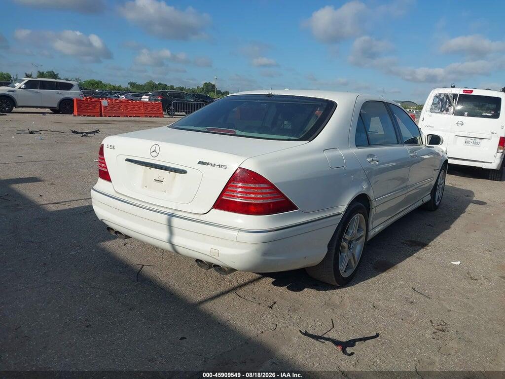WDBNG74J83A374656 2003 MERCEDES-BENZ S 55 AMG photo no. 4