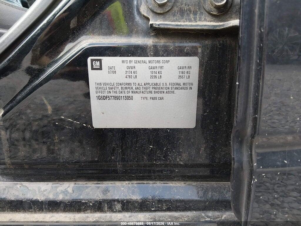 1G6DF577890113050 2009 CADILLAC CTS photo no. 9