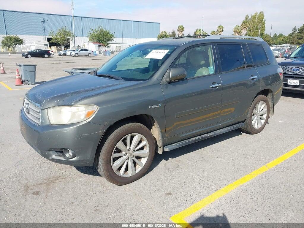 JTEEW44A792029393 2009 TOYOTA HIGHLANDER HYBRID photo no. 2