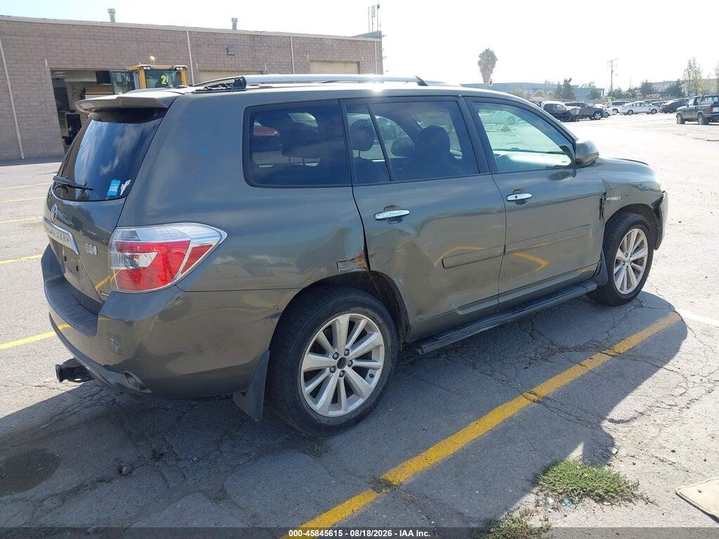 JTEEW44A792029393 2009 TOYOTA HIGHLANDER HYBRID photo no. 4