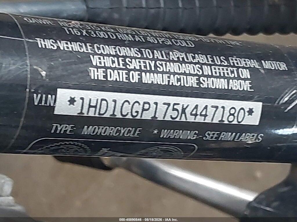 1HD1CGP175K447180 2005 HARLEY-DAVIDSON XL1200 photo no. 10