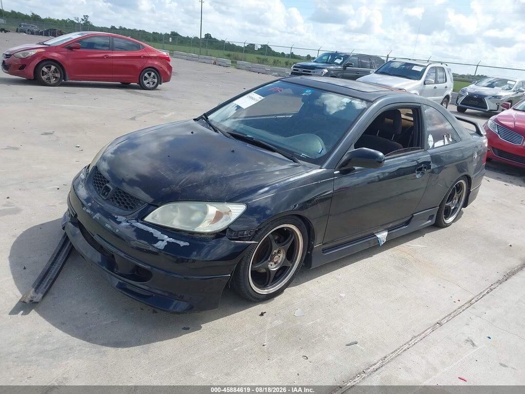 1HGEM22935L034393 2005 HONDA CIVIC photo no. 2