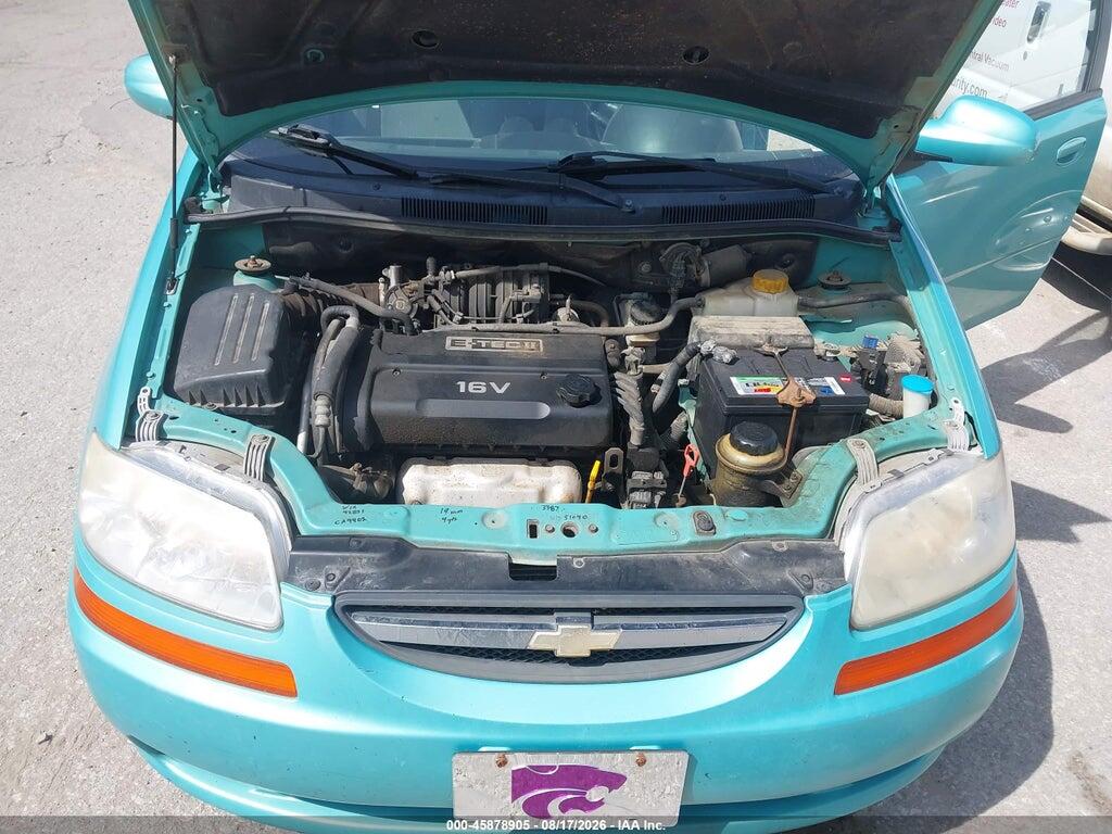 KL1TG62635B485606 2005 CHEVROLET AVEO photo no. 10