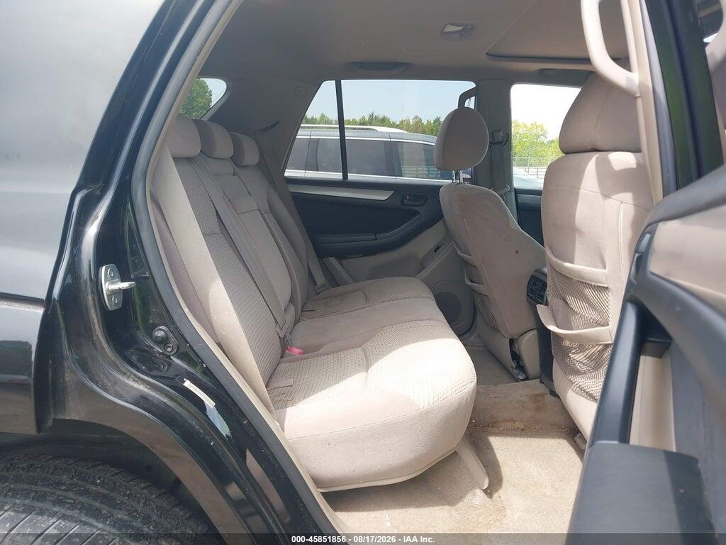 JTEBU14R750078452 2005 TOYOTA 4RUNNER photo no. 8