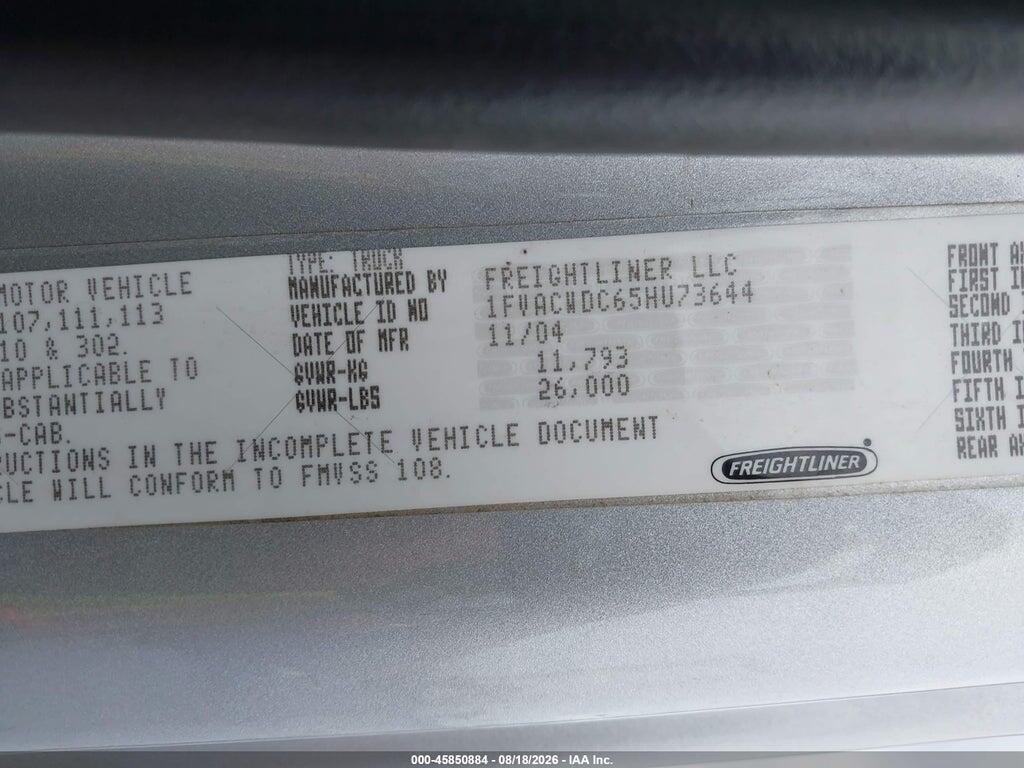 1FVACWDC65HU73644 2005 FREIGHTLINER M2 photo no. 8