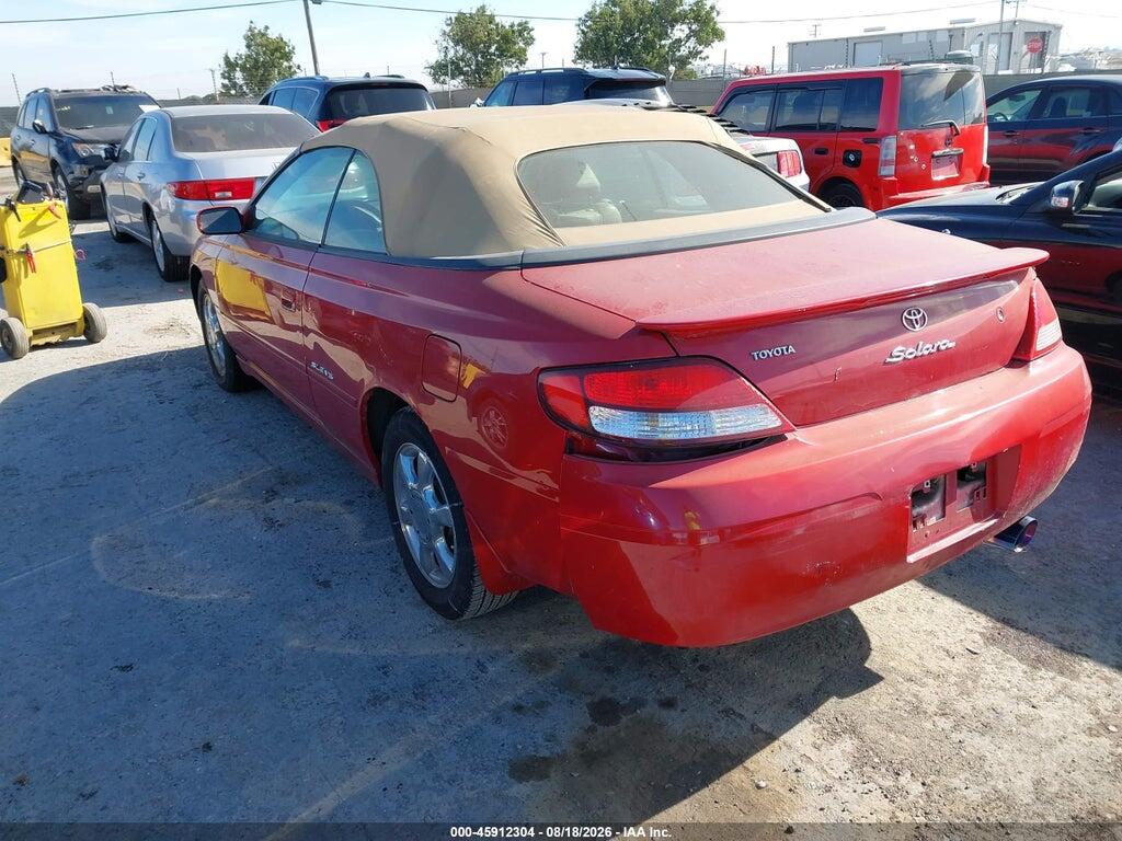 2T1FF28P61C485175 2001 TOYOTA CAMRY SOLARA photo no. 3
