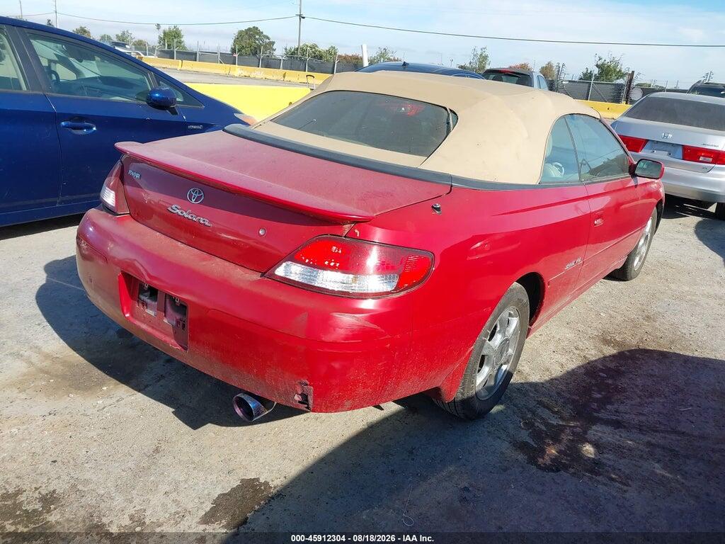 2T1FF28P61C485175 2001 TOYOTA CAMRY SOLARA photo no. 4