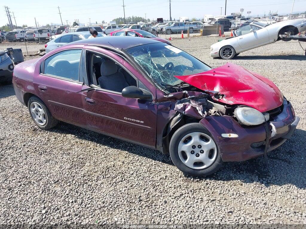 2000 DODGE NEON 1B3ES46CXYD516218