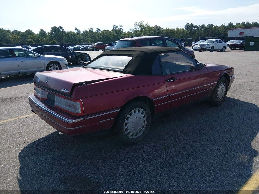 1G6VS3398PU126866 1993 CADILLAC ALLANTE photo no. 4