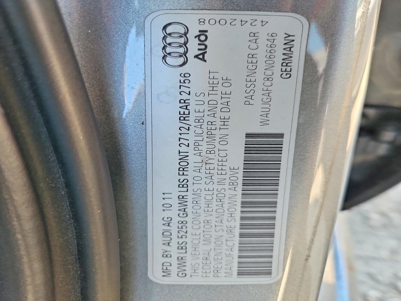 2012 AUDI A6 PRESTIGE — Фото 13 из 13