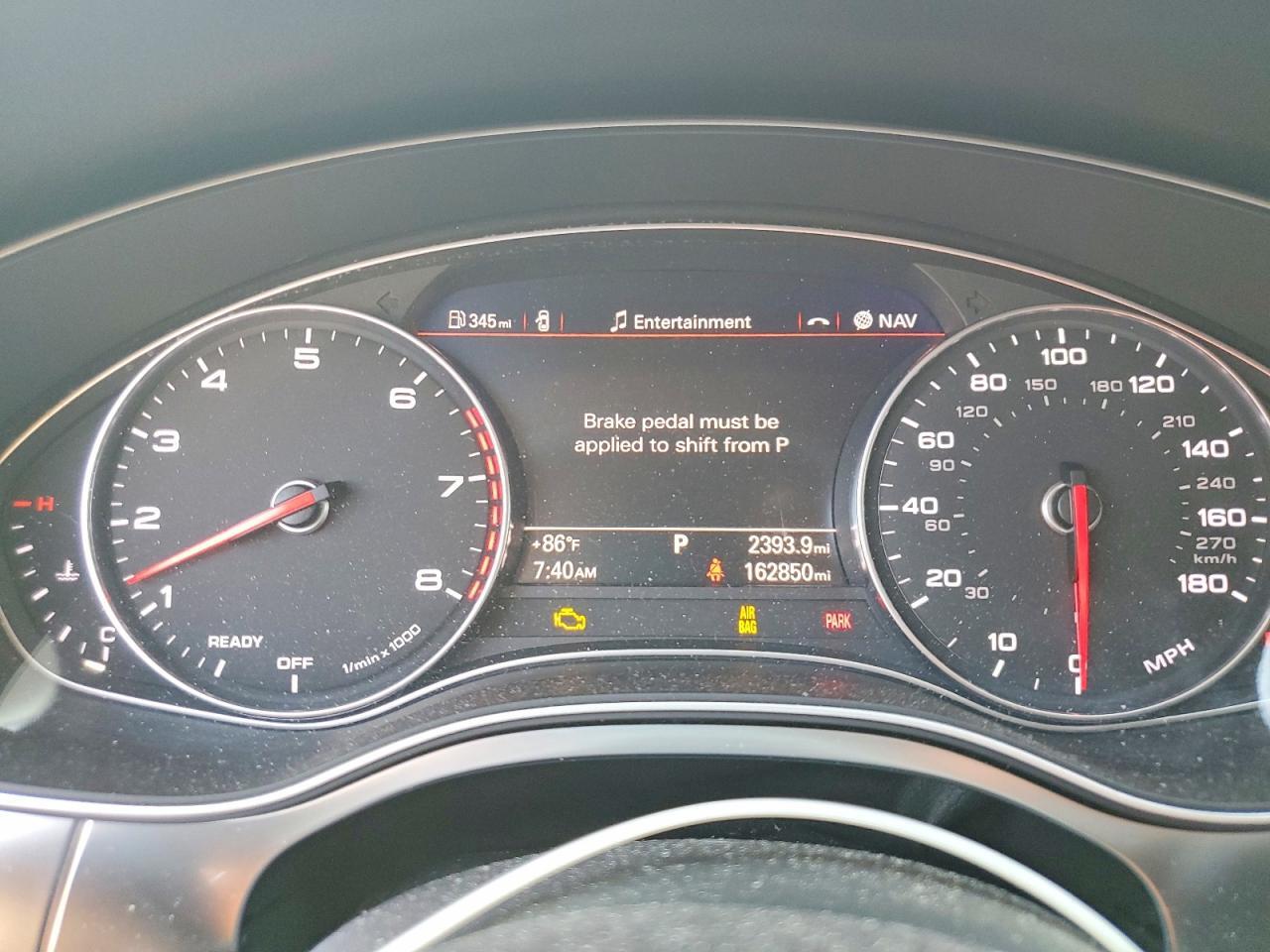 2016 AUDI A7 PREMIUM PLUS — Фото 9 из 12