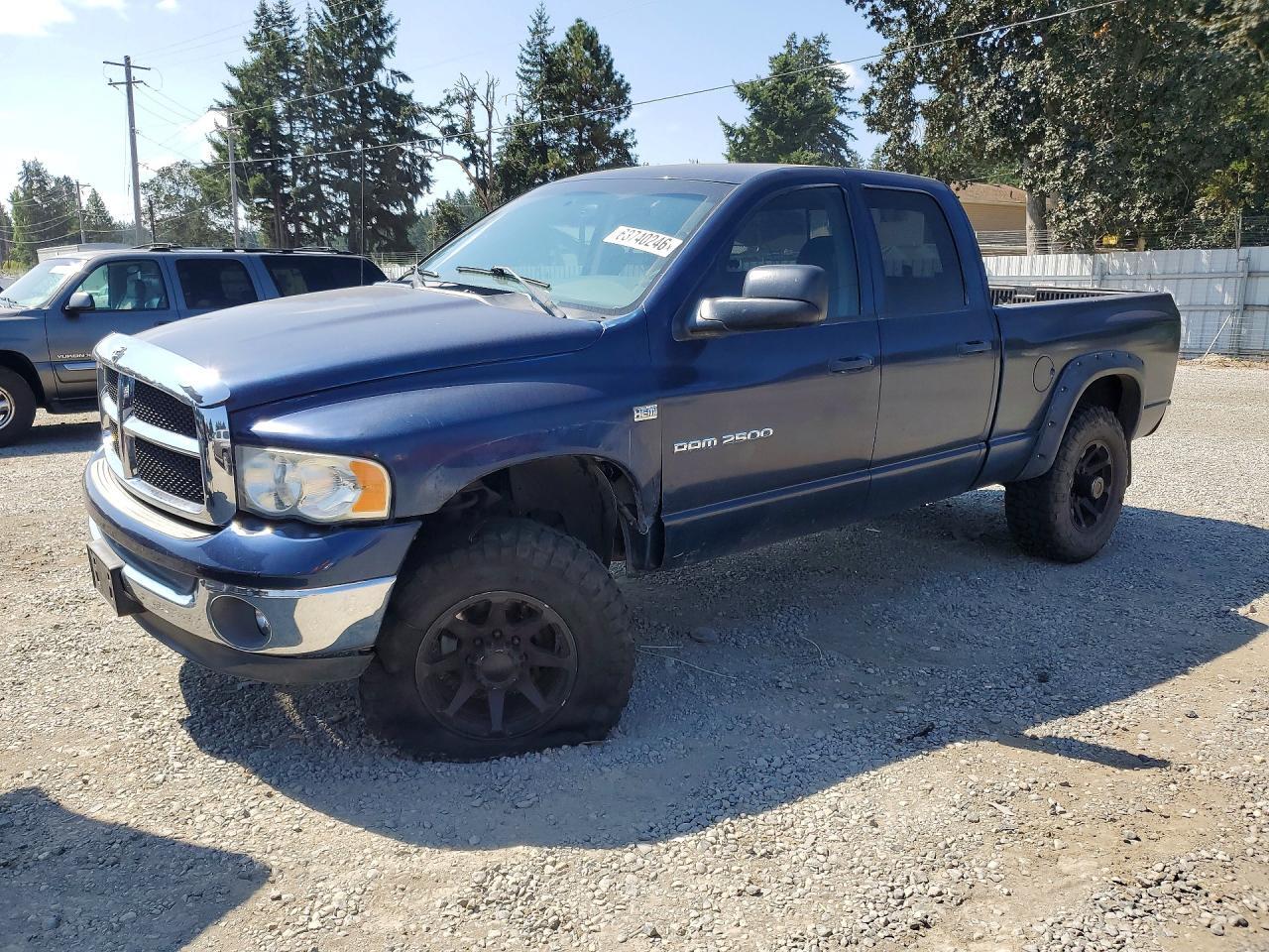 1D7KU28D94J169133 2004 DODGE RAM 2500 photo no. 1