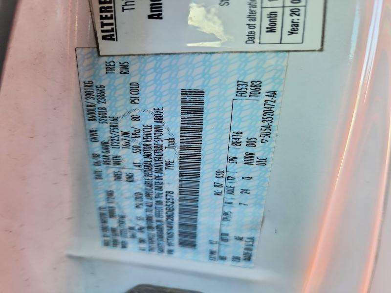 1FTNS14W28DB52578 2008 FORD ECONOLINE photo no. 12