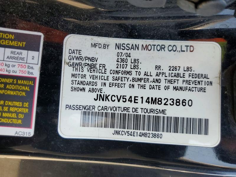 2004 INFINITI G35 BASE — Фото 12 из 12