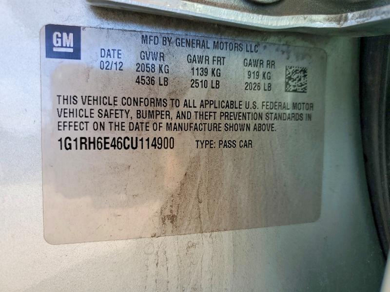 2012 CHEVROLET VOLT — Фото 12 из 12