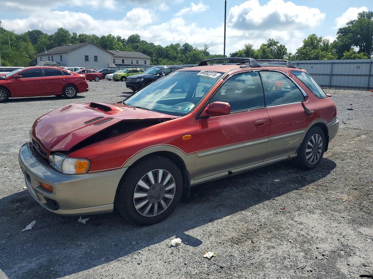2000 SUBARU IMPREZA JF1GF4857YH807610