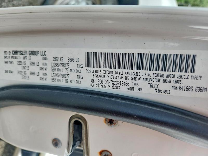 3C6TD5HTXCG213400 2012 DODGE RAM 2500 photo no. 12
