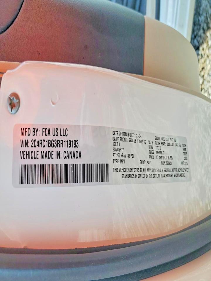 2024 CHRYSLER PACIFICA TOURING L — Фото 13 из 13