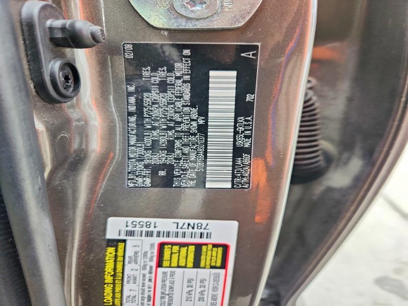 2008 TOYOTA SEQUOIA LIMITED — Фото 12 из 12