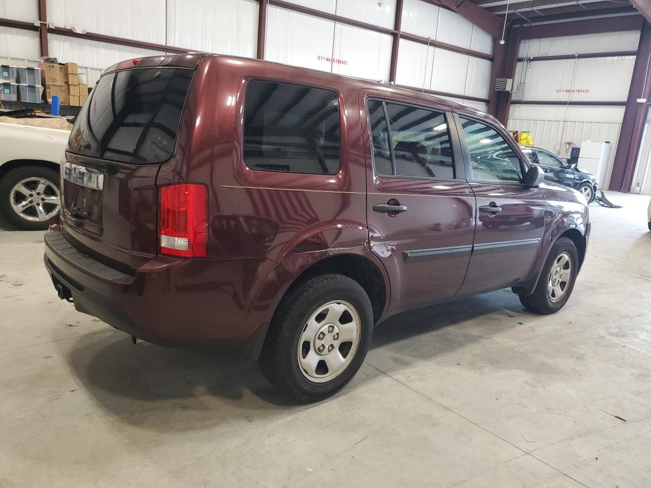 2012 HONDA PILOT LX — Фото 3 из 12