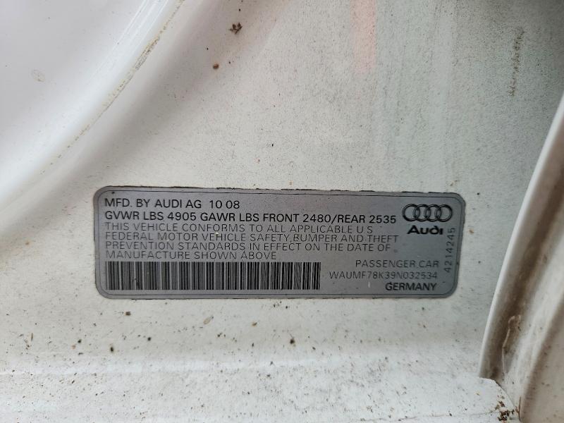 2009 AUDI A4 PRESTIGE — Фото 12 из 12