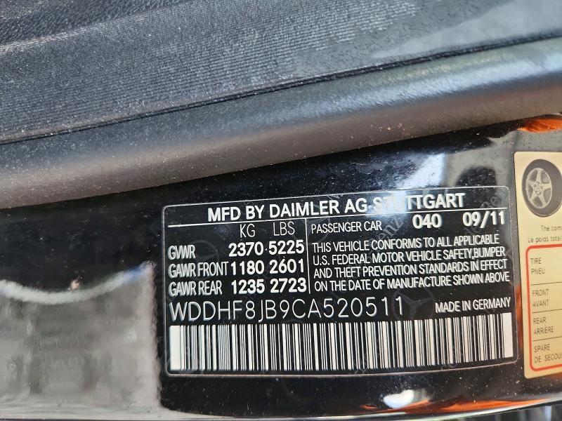 2012 MERCEDES-BENZ E 350 4MATIC — Фото 12 из 12
