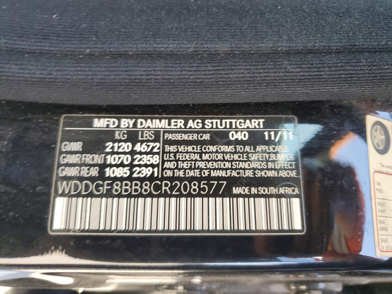 2012 MERCEDES-BENZ C 300 4MATIC — Фото 12 из 12