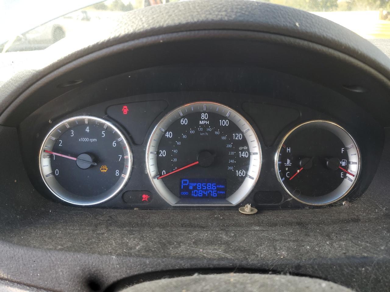 2009 HYUNDAI SONATA GLS — Фото 9 из 12