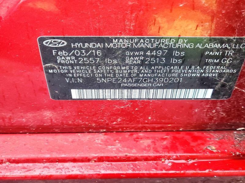 2016 HYUNDAI SONATA SE — Фото 12 из 12