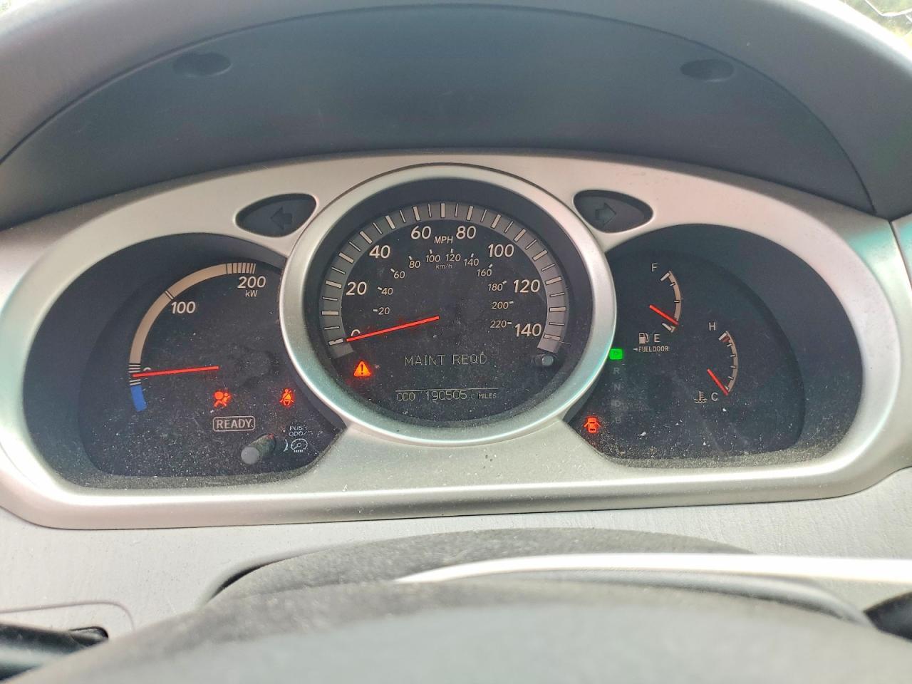 2006 TOYOTA HIGHLANDER HYBRID — Фото 9 из 12