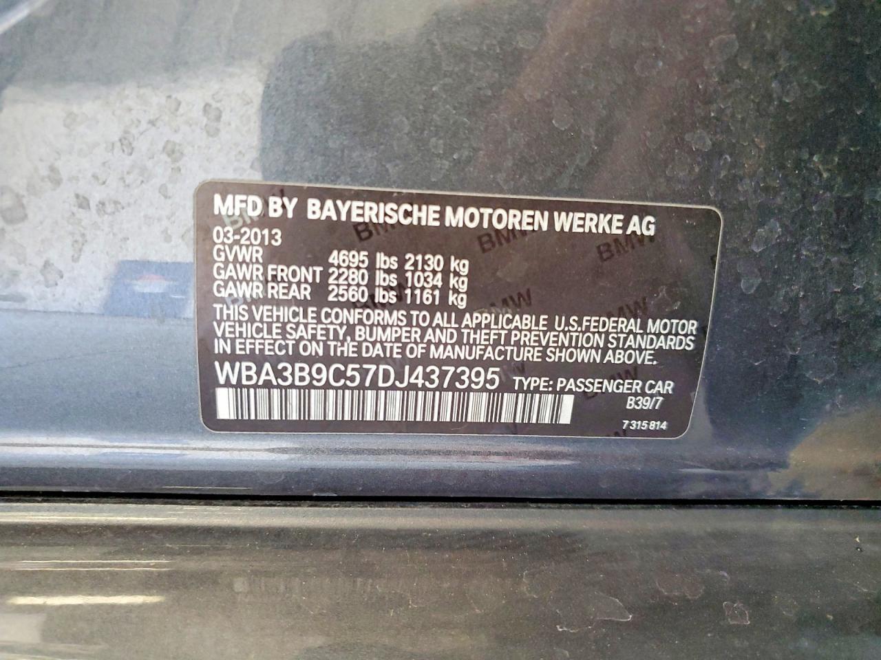 2013 BMW 335 XI — Фото 12 из 12