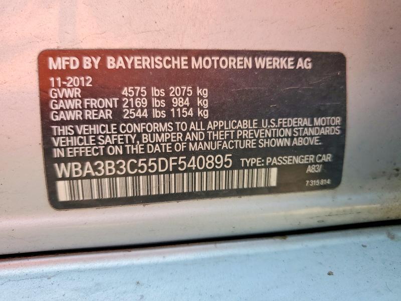 WBA3B3C55DF540895 2013 BMW 328 photo no. 12