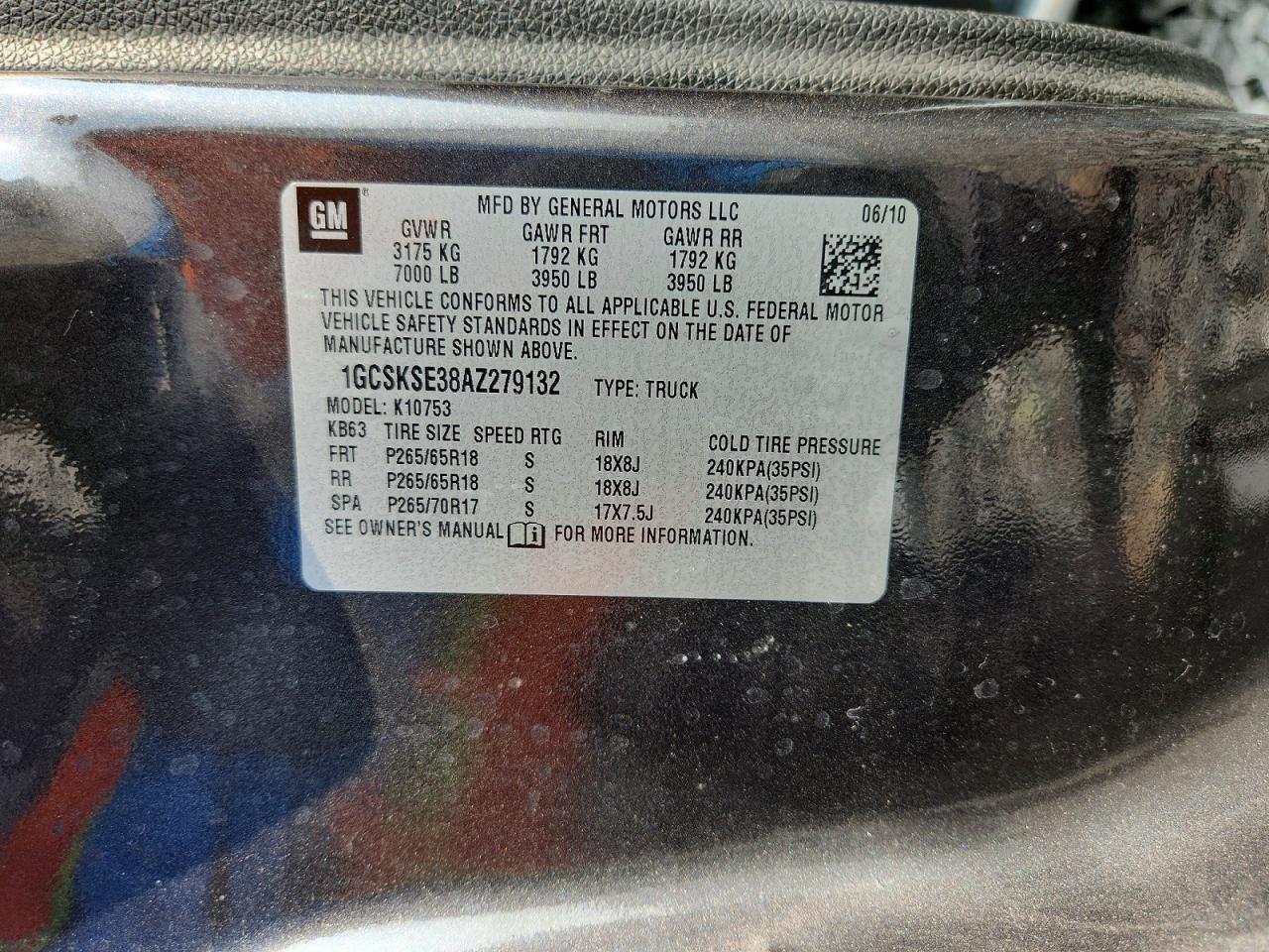 2010 CHEVROLET SILVERADO K1500 LT — Фото 12 из 12