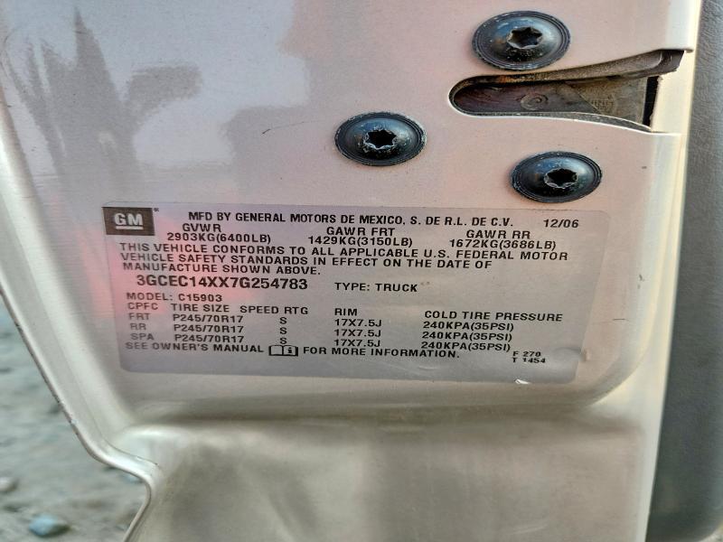 3GCEC14XX7G254783 2007 CHEVROLET SILVERADO photo no. 12